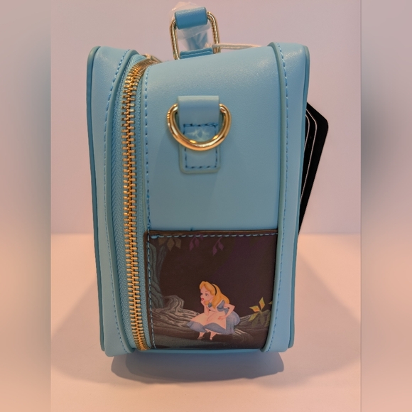 Loungefly New Disney Alice in Wonderland Blue Lunch Box - Picture 5 of 10